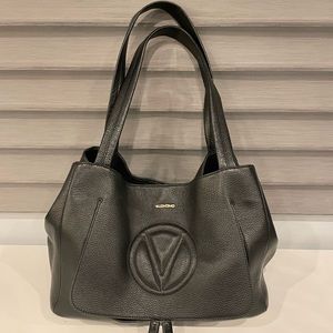 MARIO VALENTINO ESTELLE SIGNATURE LEATHER TOTE